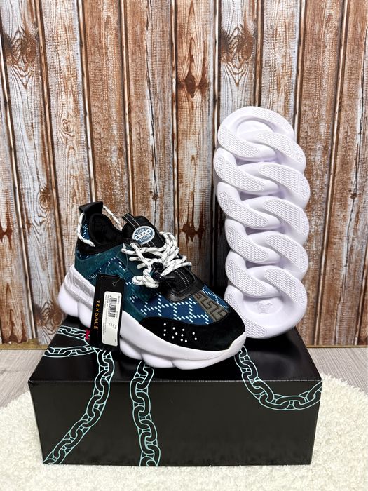 Versace Chain Reaction Blue Black