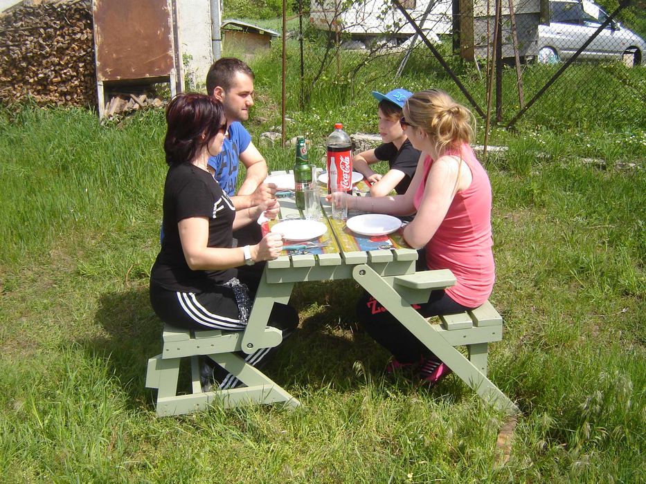 Banca convertibila pentru terase;gradini