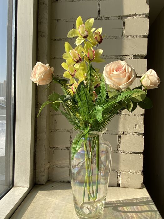 Цветы искусственные в интерьер для декора