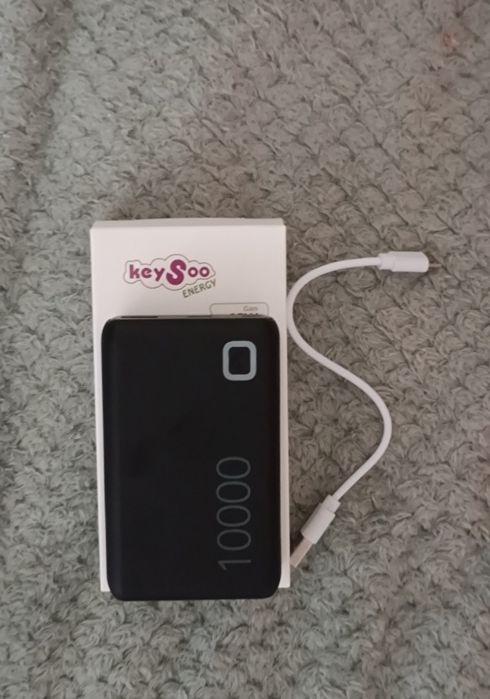 Портативна батерия Cellularline - Essence Turbo, 10000mAh, 20W, черна