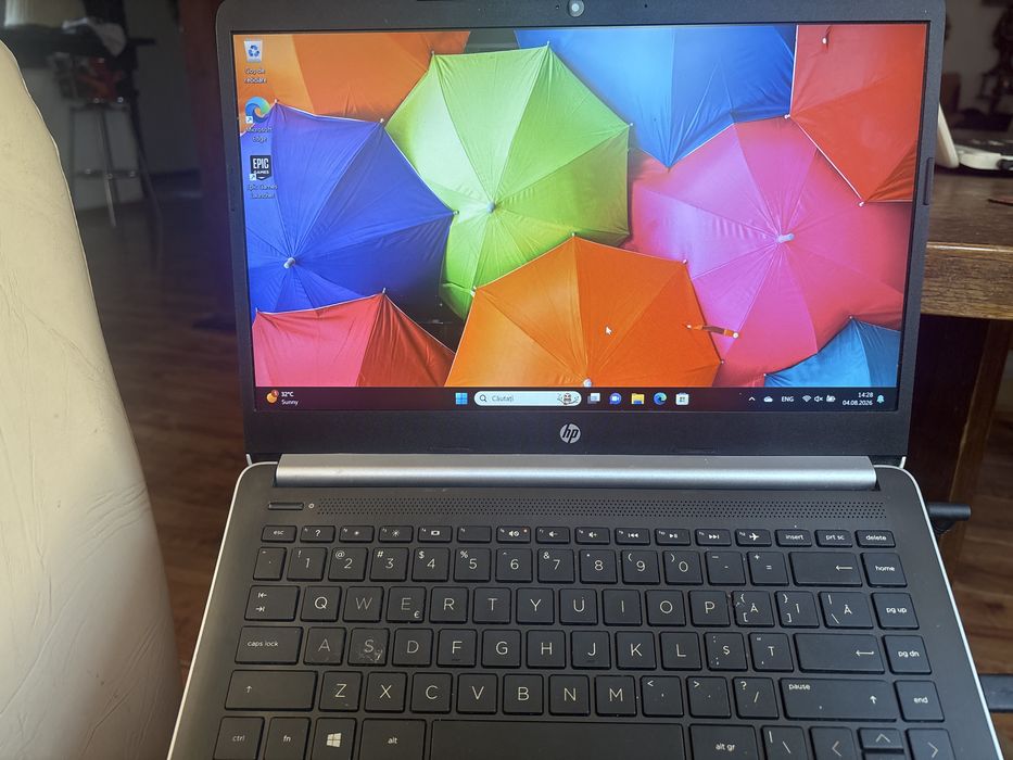 Laptop HP 14-dk0xxx – Ryzen 5 3500U, 8 GB RAM, SSD 128 GB, Windows 11