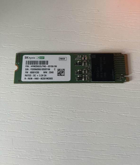 SSD диск NVME M2 256 Гб