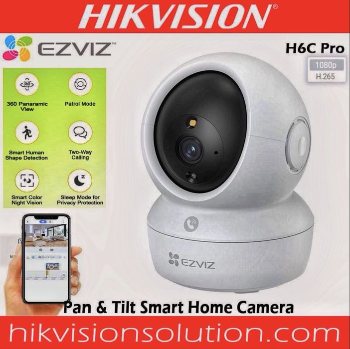 Ezviz CS-H6C Pro (1080P) Wi/fi kamera. Для дома