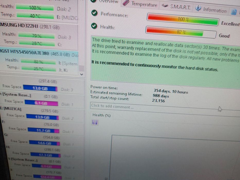 Hard disk laptop Seagate  HGST 500Gb