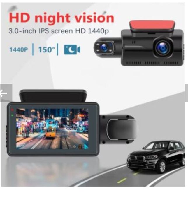 Camera auto de bord DVR duala RoHS® SafetyFIRST Rezolutie 1980x1080P H