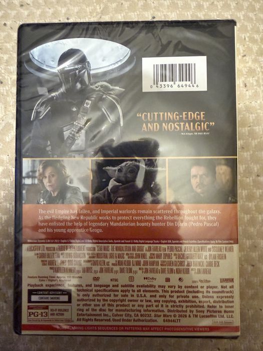 The Mandalorian and Grogu (DVD) Английски език