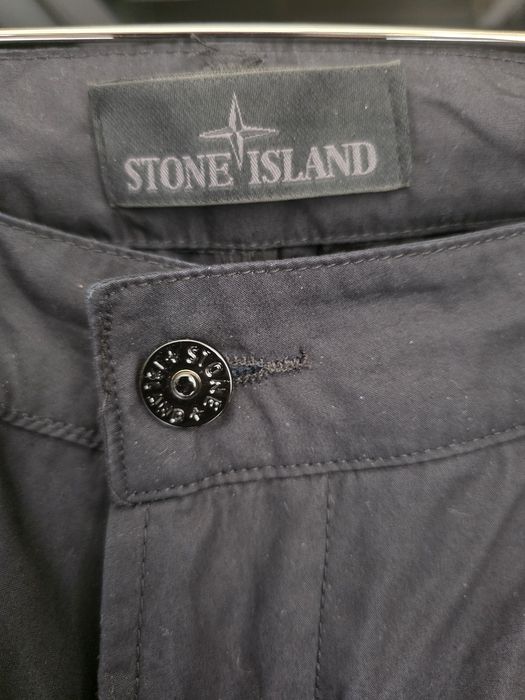 Stone Island Ghost cargo pants нов — black, размер 36