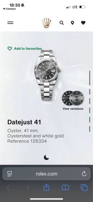 Rolex Datejust 41 Two-Tone White Gold