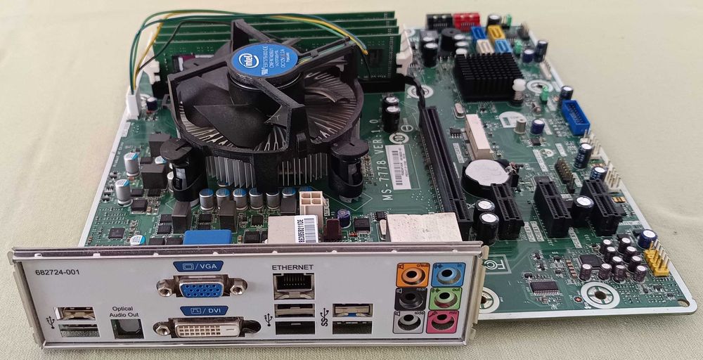 Kit Placa de baza MSI FM2,Procesor A4 5300 3.6 Ghz,+8G Ram DDR3