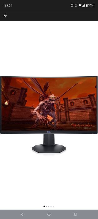 Monitor Gaming Dell 27" Curbat 144Hz – Perfect pentru FPS / Gaming