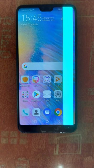 Huawei p20 pro (display  si capac fisurate)