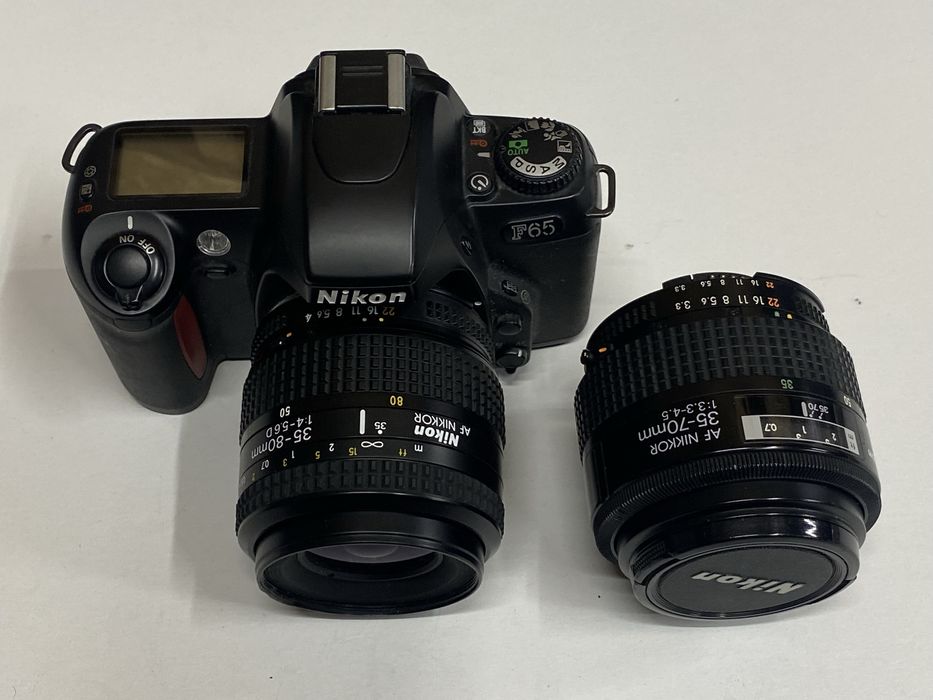 Aparat foto analog Nikon F 65-obiectiv AF Nikkor 35-70 / 80 mm