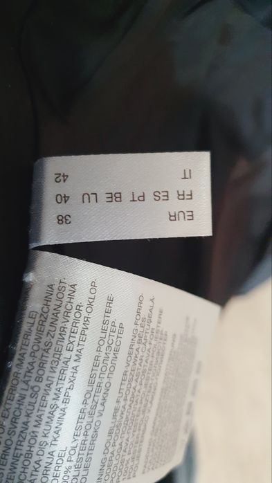 Тъмно синьо яке р.S