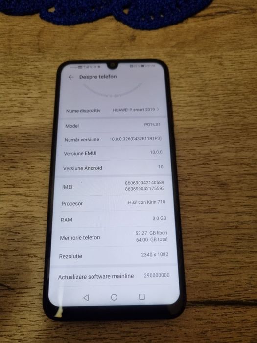 Huawei P Smart (2019), Dual SIM, 64GB, 4G