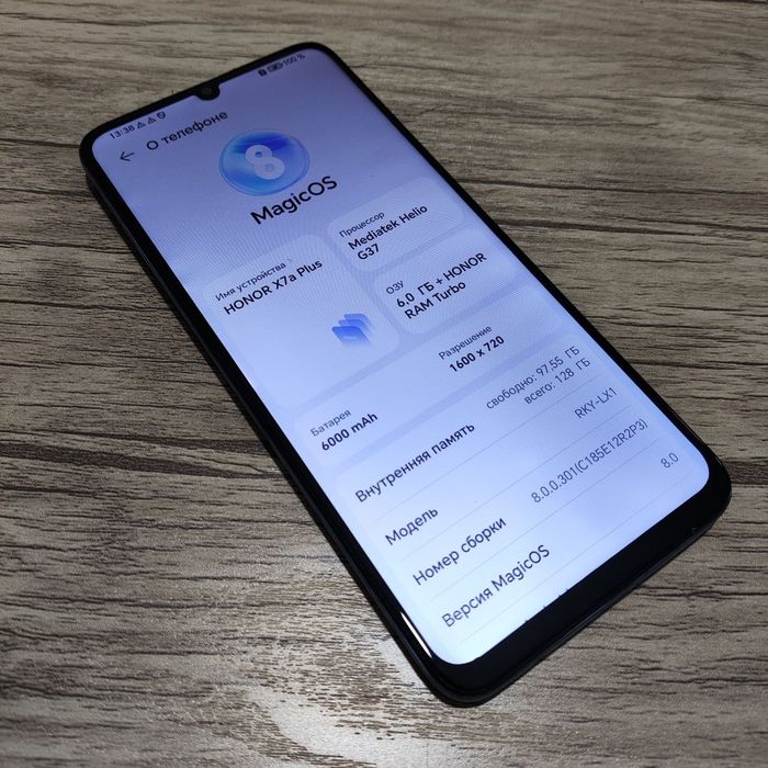 Honor X7a olish 128 Gb 6+6 Gb ram