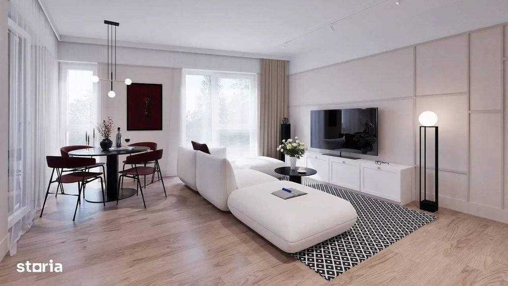 Apartament 3 camere Nou , Via Carmina, de la dezvoltator avans 5%