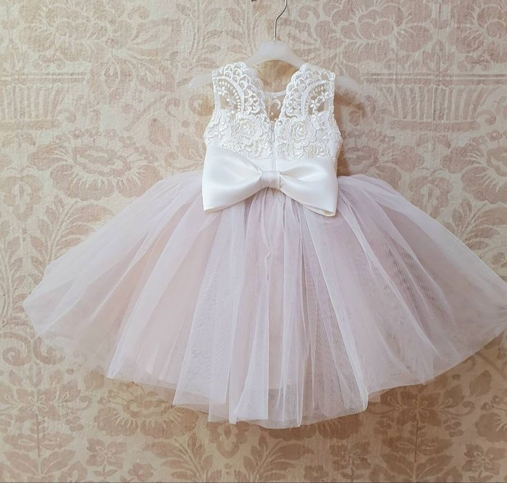 Официална бебешка рокля 80 см
