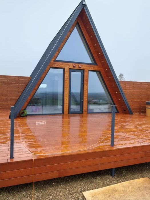 Vand casute tip A 7 x 7m din lemn