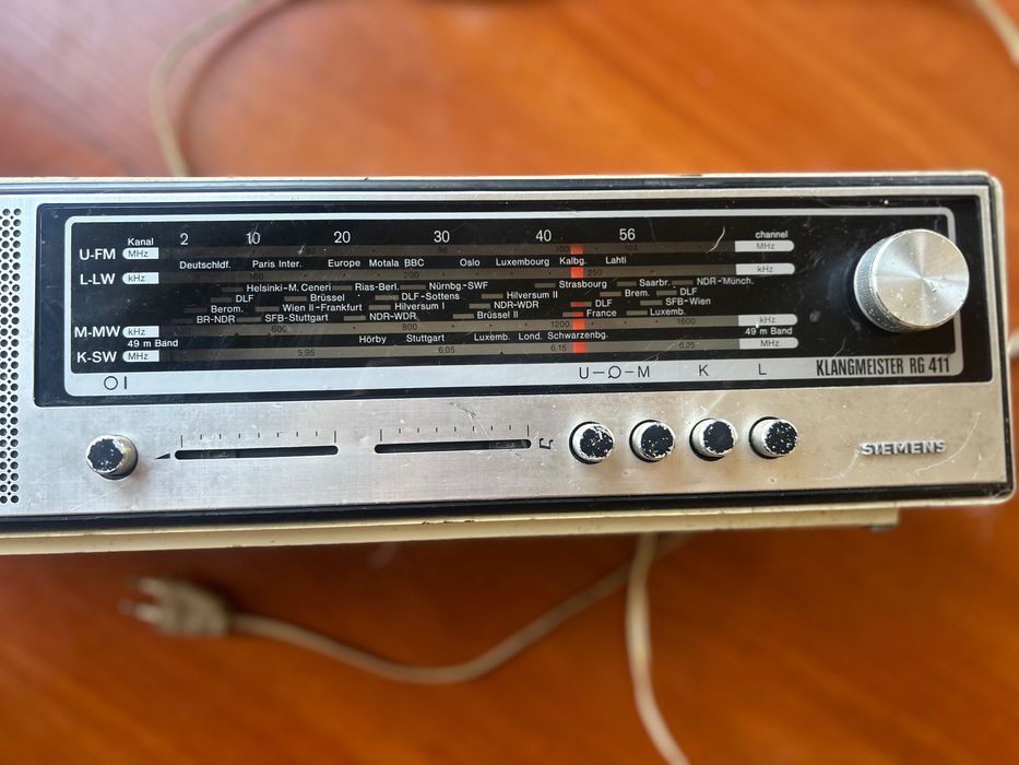 Ретро радио АБ 711Т и Siemens Klangmeister RG 411