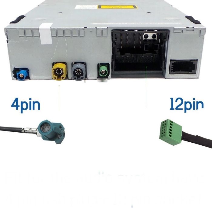 Modul Bluetooth 5.0 12 + 4 Pini MMI Negru 3G AUDI A3 A4 A5 A6 Q5 Q7