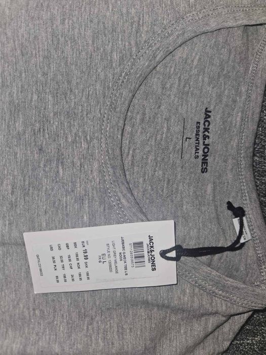 Нова мъжка блуза с дълъг ръкав "Jack&Jones", размер L