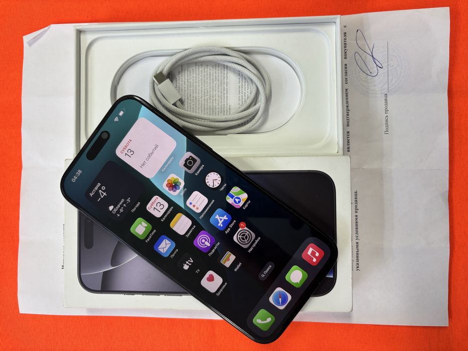 Iphone 16 pro max 256Gb емкость 100%