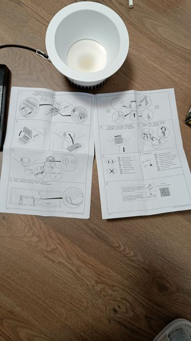 LED Луна за вграждане Zumtobel 15W + DALI Драйвер (Комплект