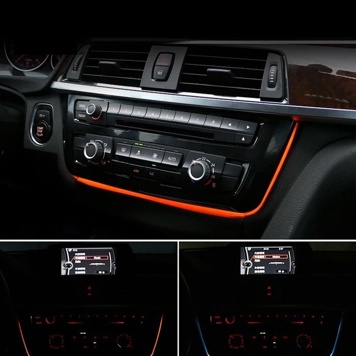 Светеща централна конзола за бмв ф30/1 Lci