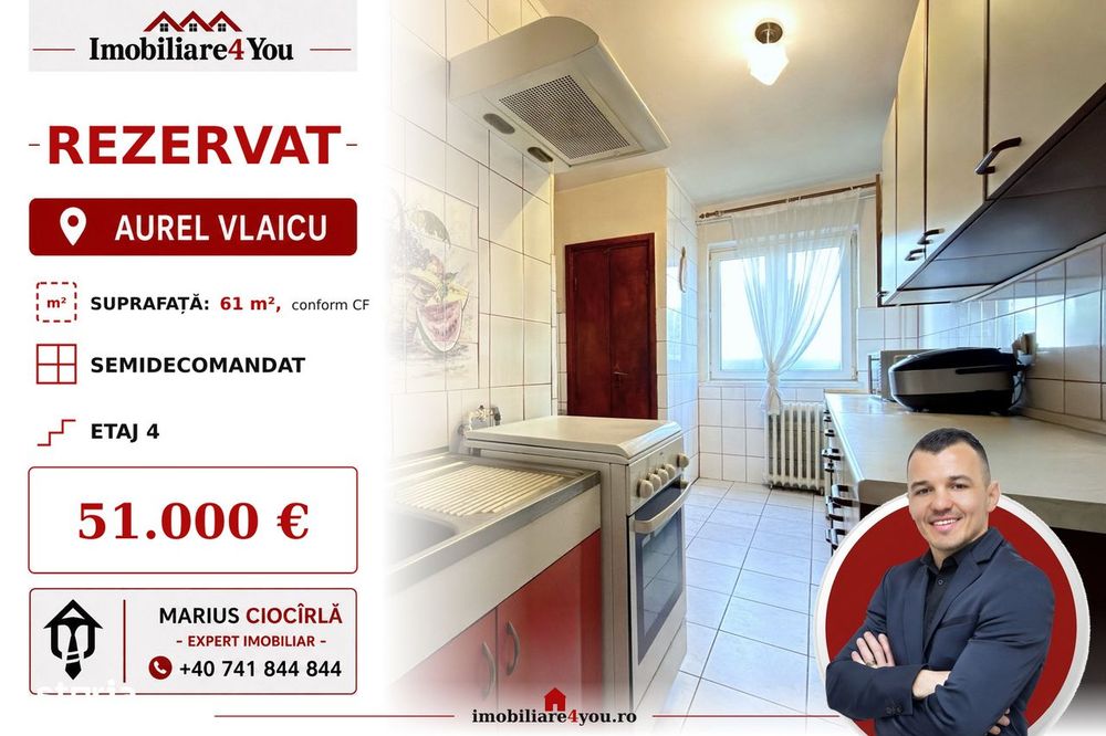 Apartament 2 camere, spațios și luminos | Vlaicu - Lebăda — fotografia 1