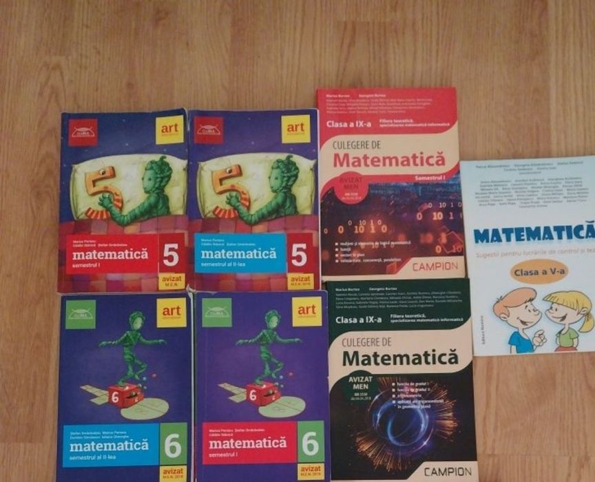 Culegeri matematica, romana,, engleza, latina