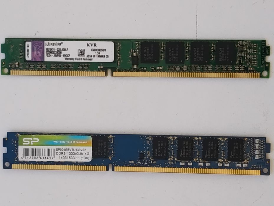 Продам озу ddr3  4гб+4гб=8гб