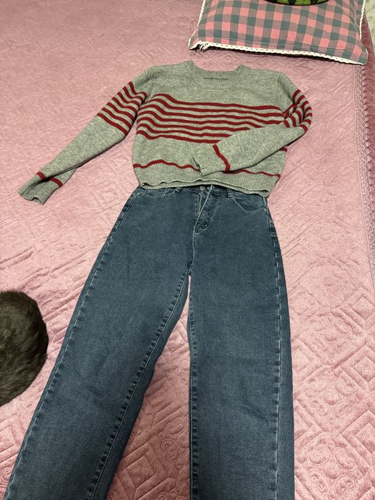 Продам джинсы и кофту вместе за 7 тыс