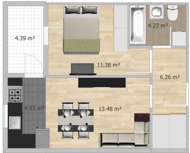 Apartament 2 camere Popesti Leordeni, metrou Dimitrie Leonida 15min