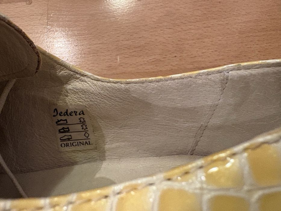 Vand pantofi piele pentru barbati, model deosebit Iedera, marime 44