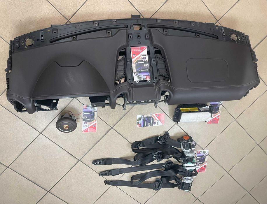 Porsche Cayenne 7p kit airbag volan pasager plansa de bord - MARO