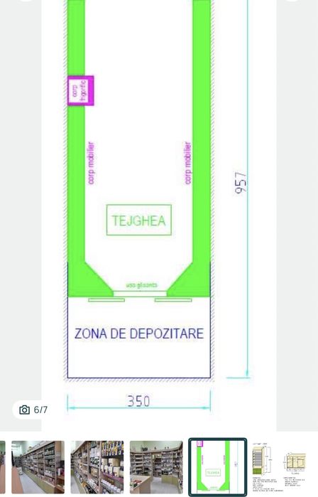 Mobilier plafar farmacie standuri magazin 35mp