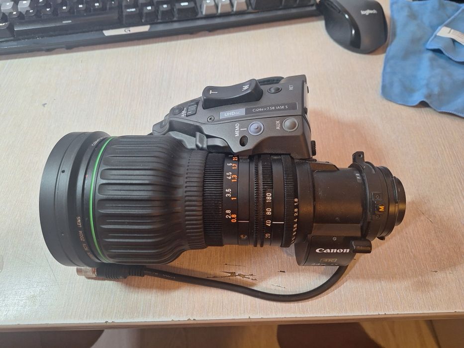 Canon Zoom Lens CJ24e x 7.5B IASE S stare noua obiectiv zoom video broadcasting/foto de inalta calitate