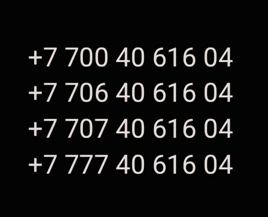 Зеркальный номер одинаковые разных операторов