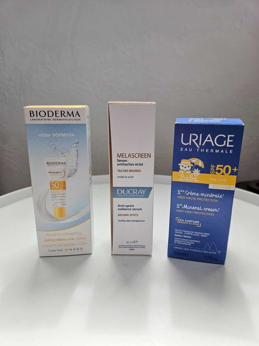 Медицинска козметика, Nuxe, Vichy, Eucerin, Avene, Ducrey.