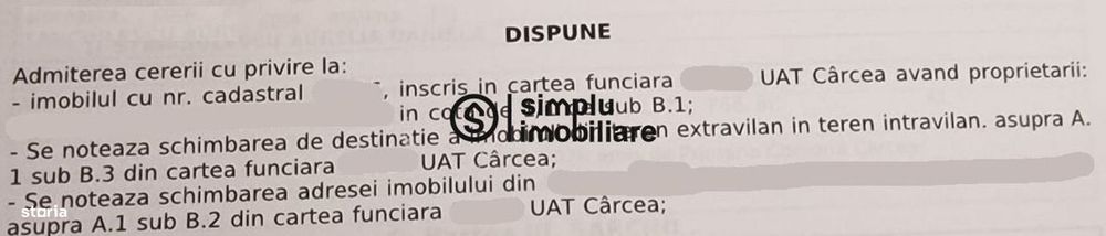 Teren Intravilan Carcea