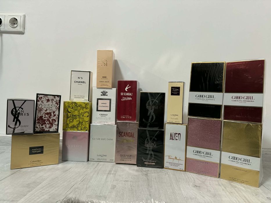 Дамски парфюми-Carolina Herrera,GiorgioArmani,Gucci,YSL,Lancome