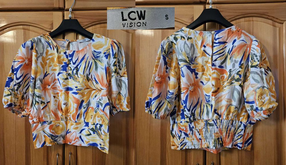 4 блузи с къс ръкав в различни стилове