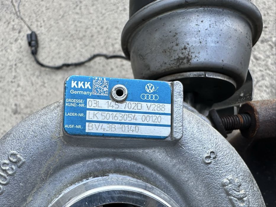 Турбо ККК за 2.0tdi-143к.с.- Ауди А4 В8, Сеат Exeo