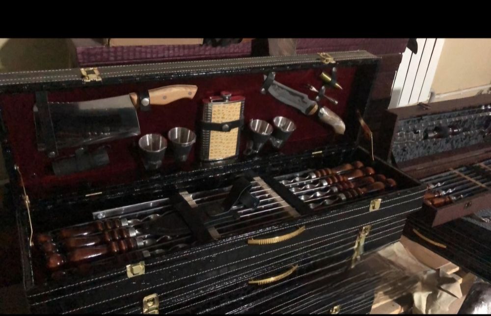 Шашлычный набор-складной столик