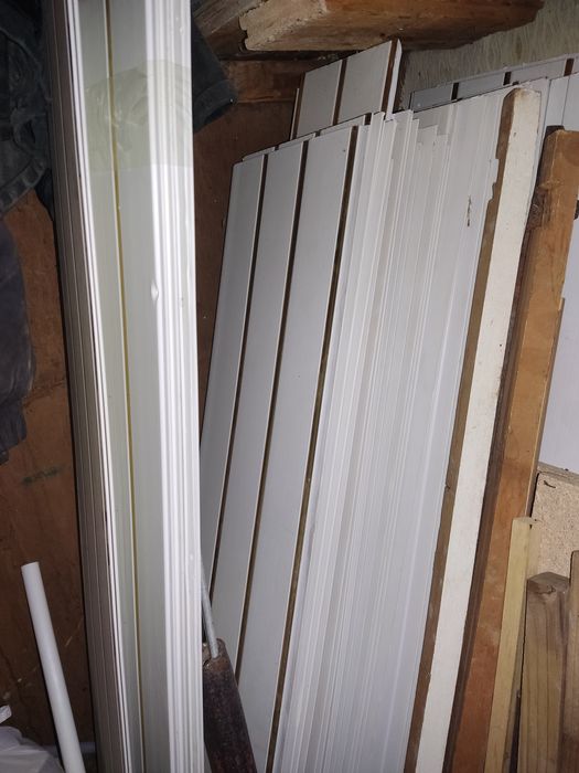 Панель стеновая и потолочная из ПВХ, обрезки, продается всё сразу