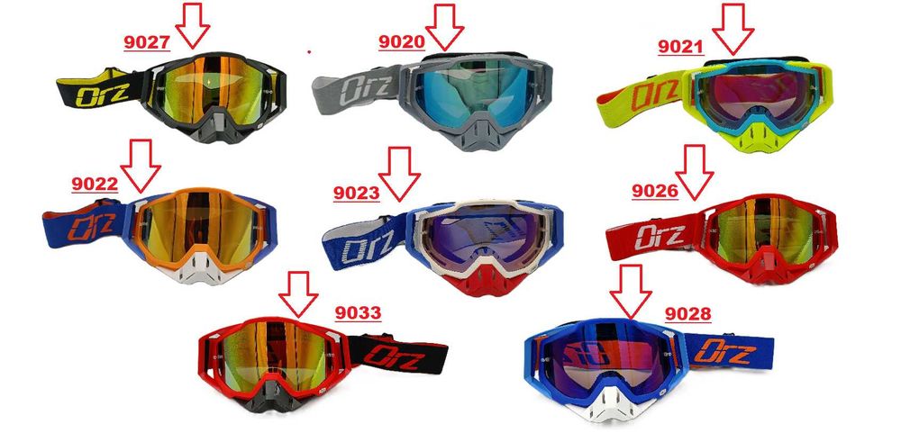 Мото/Крос/АТВ/Ендуро Очила ORZ универсални 8 цвята