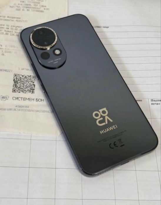 КАТО НОВ 256GB Huawei Nova 13 Гаранция от A1 до 2027г. Black | Черен