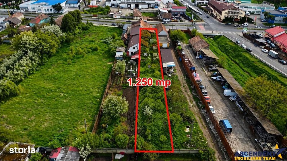 1.250 mp teren intravilan + casa, Gheorge  Doja, recomandat si busines