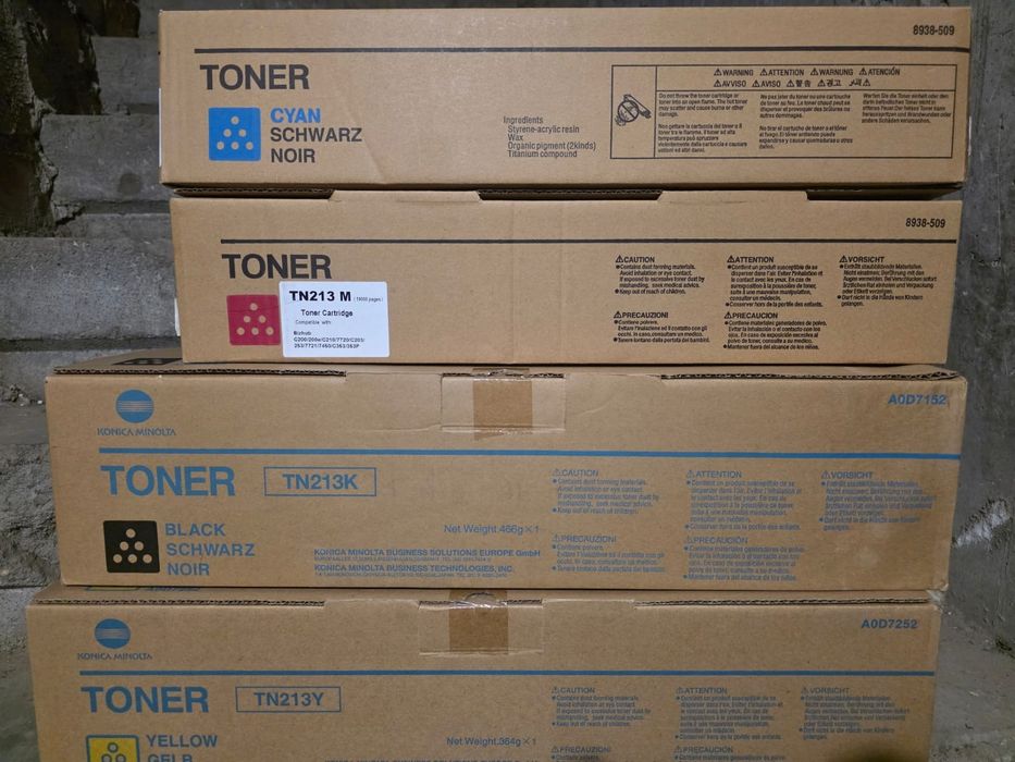 Tonere model TN213 K,C,Y,M