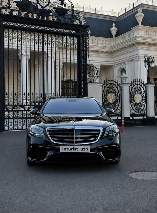 Mercedes-Benz W222 haydovchi bilan | Kortej | To'y | Aeroport | Kartej